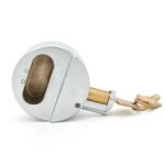 Puck Lock PS75 - Hockey Padlock with Protective Cover