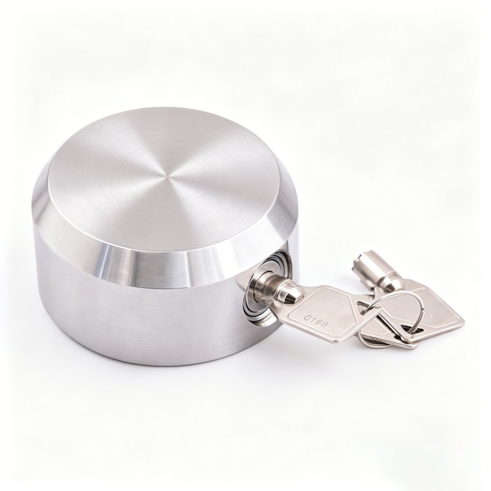 Puck Lock PS79 - Computer Key Cylinder Hockey Padlock